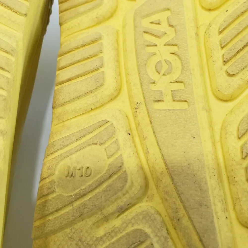 Hoka Men's Ora Recovery Slide Sandals, Yellow, Size M 10